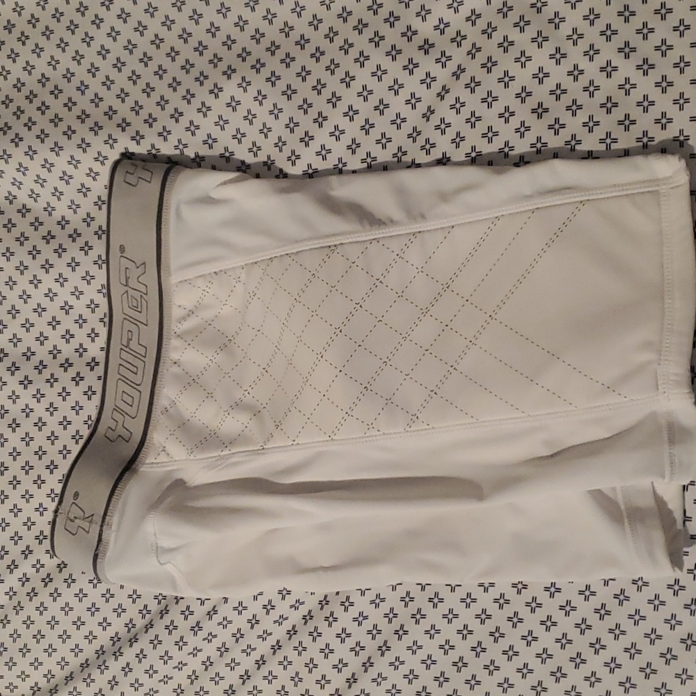 Women's softball sliders. Size XS White.